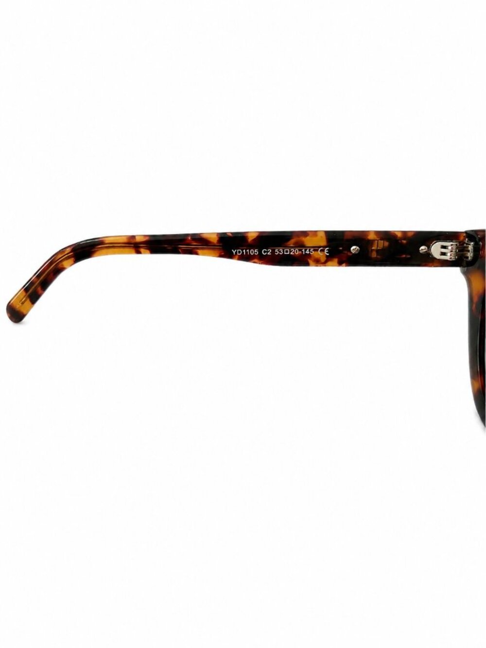 Tortoiseshell Eyeglass Frames with Star Accents 53-20-145 - Picture 4 of 9